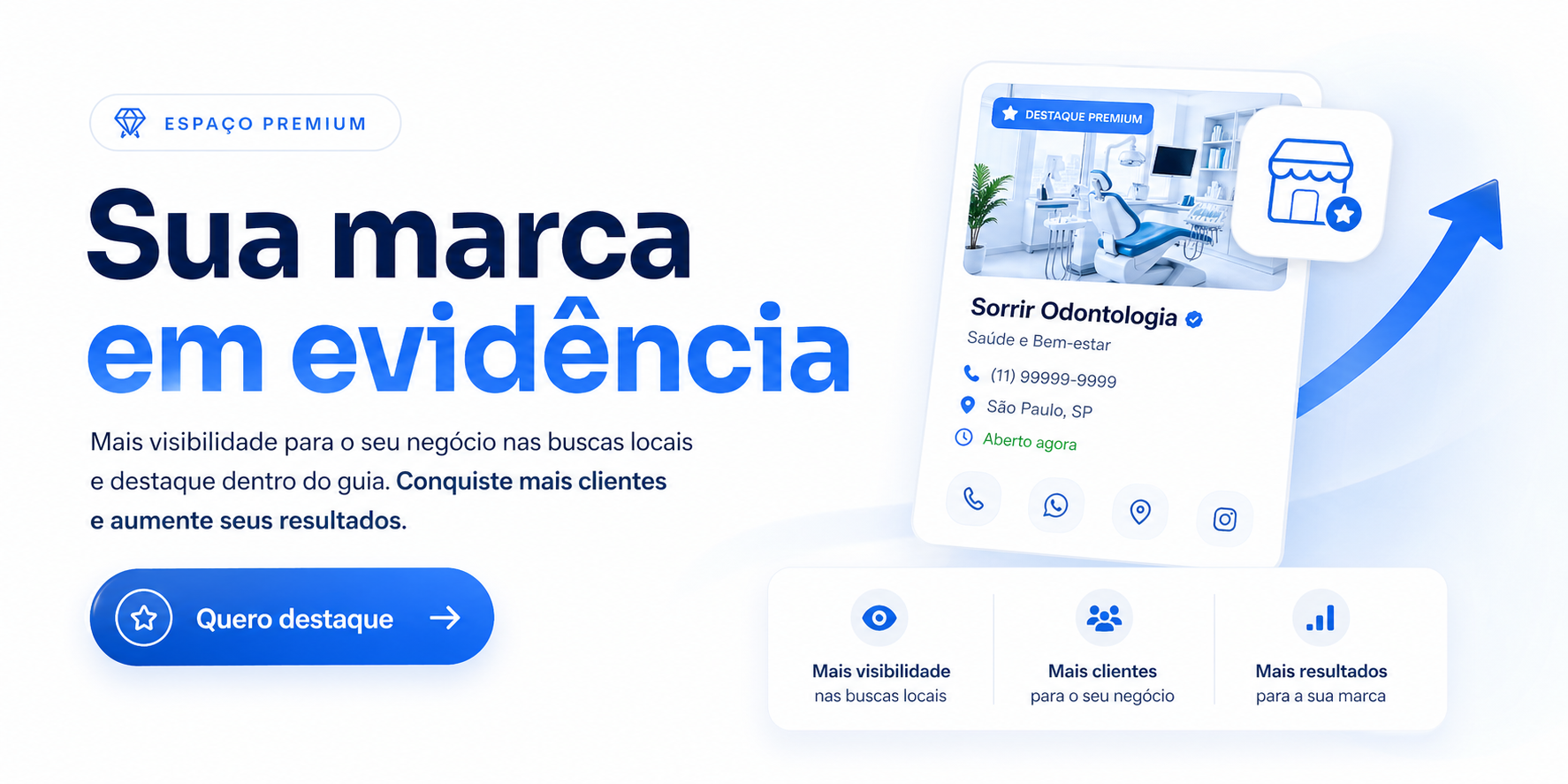 Banner premium Sua marca em evidência
